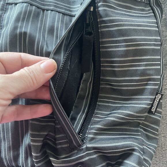 RIPZONE Snow Jacket Youth Small Grey Striped Core 5000MM FLEECE Lined Hooded Ski - Picture 12 of 16